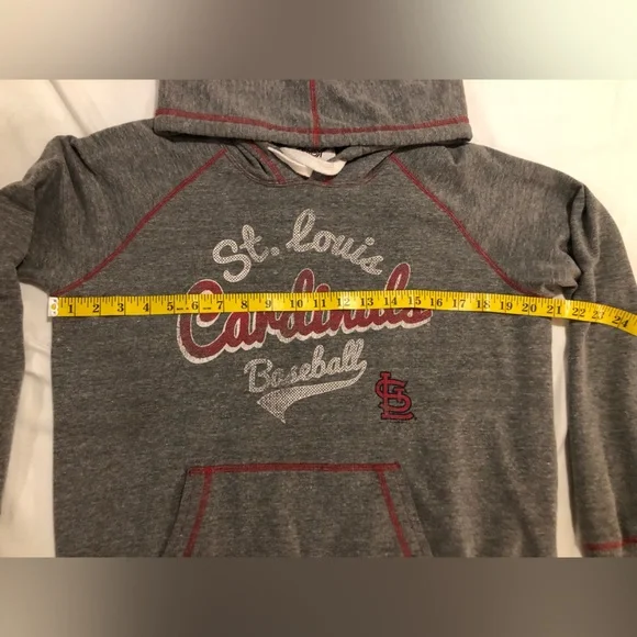 St. Louis Cardinals thin hoodie with front pouch, L - Picture 4 of 12